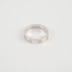 Cartier Love One Diamond SM Model White Gold Size 54
