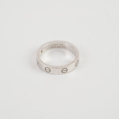 Cartier Love One Diamond SM Model White Gold Size 54