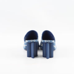 Louis Vuitton Denim Silhouette Mules Shoes Size 40
