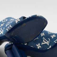 Louis Vuitton Denim Silhouette Mules Shoes Size 40