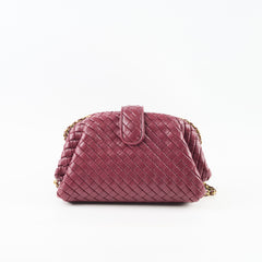 Bottega Veneta Lauren 1980 Clutch Small Burgundy