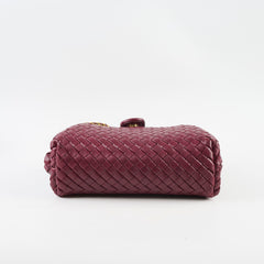 Bottega Veneta Lauren 1980 Clutch Small Burgundy