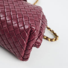 Bottega Veneta Lauren 1980 Clutch Small Burgundy
