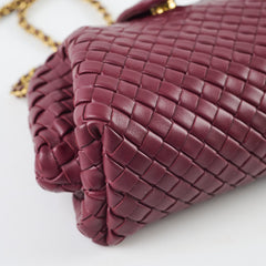 Bottega Veneta Lauren 1980 Clutch Small Burgundy