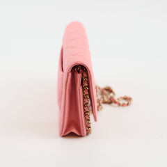 Chanel Wallet On Chain WOC Caviar Pink