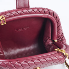 Bottega Veneta Lauren 1980 Clutch Small Burgundy