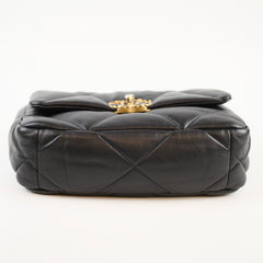 Chanel 19 Small Goatskin Black
