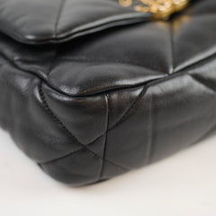 Chanel 19 Small Goatskin Black