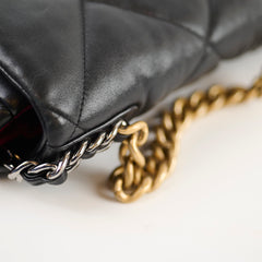 Chanel 19 Small Goatskin Black