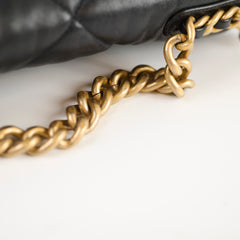 Chanel 19 Small Goatskin Black
