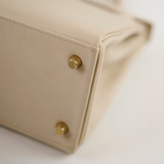 Hermès Hermes Kelly 28 Retourne Evercolour Beton C Stamp
