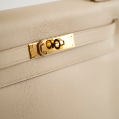 Hermès Hermes Kelly 28 Retourne Evercolour Beton C Stamp