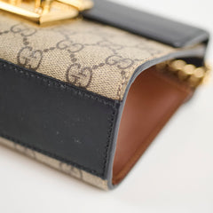 Gucci GG Supreme Padlock Small Shoulder Bag