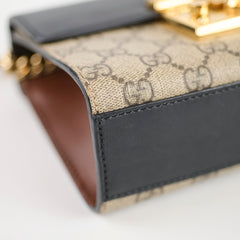 Gucci GG Supreme Padlock Small Shoulder Bag