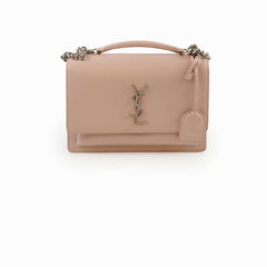 Saint Laurent Sunset Medium Chain Bag Light Pink
