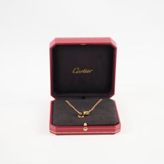 Cartier Love Pendant 3 Hoops Rose Gold with Diamonds/Brown Ceramic