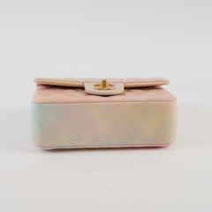 Chanel Top Handle Mini Rectangle Rainbow (microchip)