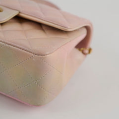 Chanel Top Handle Mini Rectangle Rainbow (microchip)