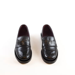 Chanel Loafers Black Size 36.5