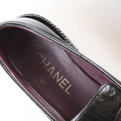 Chanel Loafers Black Size 36.5