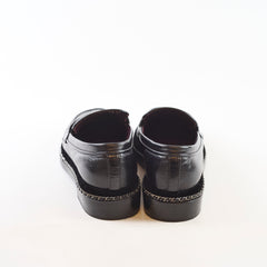 Chanel Loafers Black Size 36.5