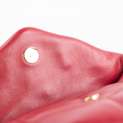 Saint Laurent Toy Lou Lou Puffer Red