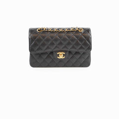 Chanel Small Black Caviar GHW Classic Flap 31 Series