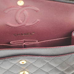 Chanel Small Black Caviar GHW Classic Flap 31 Series