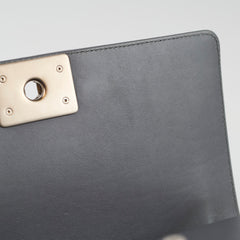 Chanel Boy Old Medium Grey Python (20 Series)