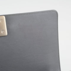 Chanel Boy Old Medium Grey Python (20 Series)