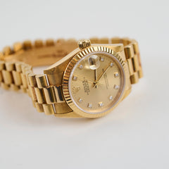 Rolex Datejust 31mm Solid Gold Watch