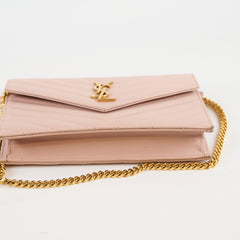Saint Laurent Envelope WOC Light Pink
