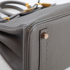 Hermes Birkin 25 Togo Gris - D Stamp(2019)