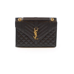 Saint Laurent Envelope Bag Black