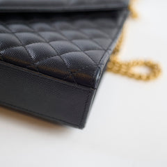 Saint Laurent Envelope Bag Black