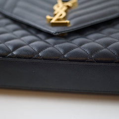 Saint Laurent Envelope Bag Black