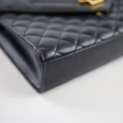 Saint Laurent Envelope Bag Black