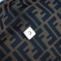 Fendi Vintage Zucca Canvas Mia Flap Bag