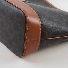 Celine Medium Bucket Bag Triomphe Canvas