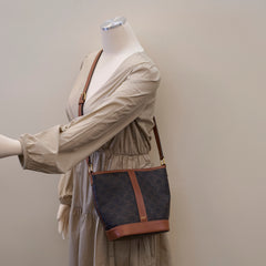 Celine Medium Bucket Bag Triomphe Canvas