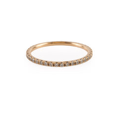 Van Cleef and Arpels Felicite 1.2mm Wedding Band Rose Gold Size 50