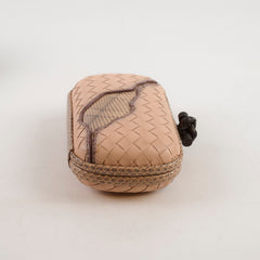 Bottega Veneta Exotic Python Clutch Dusty Pink Blush
