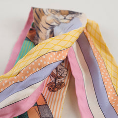 Hermes Grand Theatre Nouveau Silk Twilly