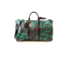 Louis Vuitton Pixel Keepall 50 Bandouliere Damier Grpahite Vert