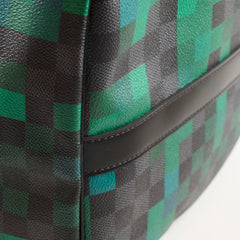 Louis Vuitton Pixel Keepall 50 Bandouliere Damier Grpahite Vert