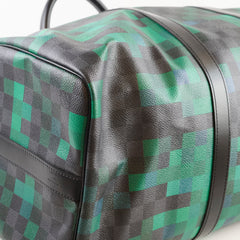 Louis Vuitton Pixel Keepall 50 Bandouliere Damier Grpahite Vert