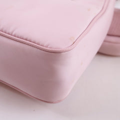 Prada Mini Re-edition 2000 Crossbody Pale Pink