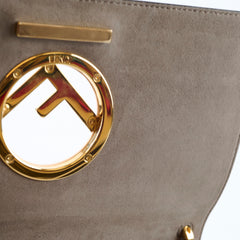 Fendi Fendi Kan I Shoulder Bag Beige