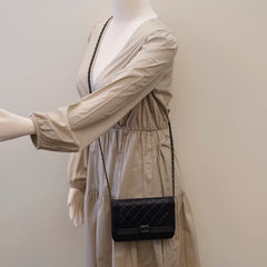 Chanel Boy Quilted WOC Lambskin Black