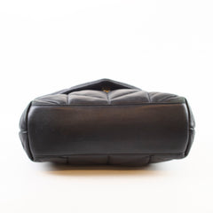 Saint Laurent Small Lou Puffer Black Lambskin